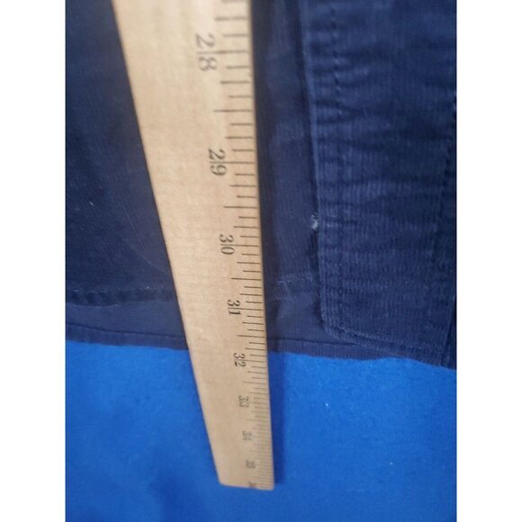 Club Room Corduroy Shirt Men's Size Large Blue Long Sleeve Button Up Casual - Picture 7 of 12